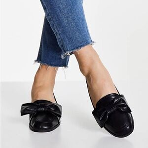Drivers Club USA California Navy Leather Mules A20